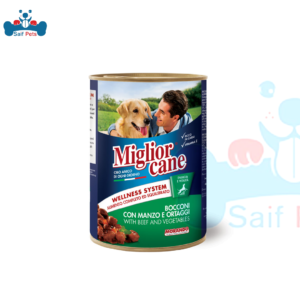Migliorcane CHUNKS WITH BEEF AND VEGETABLES 400G